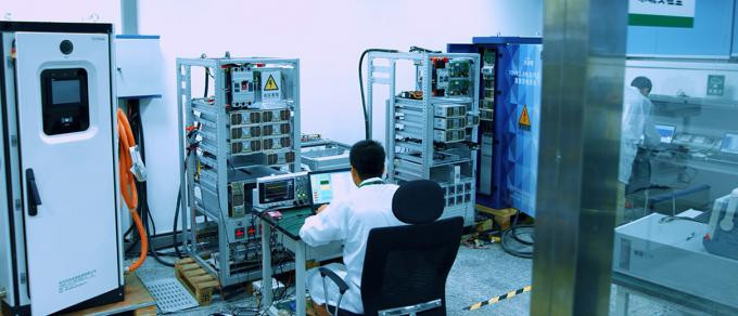 Xian New Energy Battery Lab linha de produção da fábrica 9